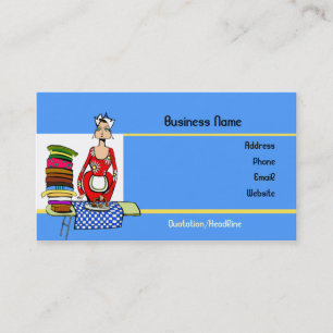 Services de blanchisserie - Carte de visite