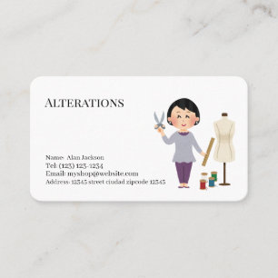 services de modifications carte de visite éditable