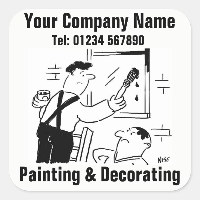 Services de peinture et de décoration Stickers de  (Devant)