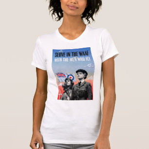 Servieren in der WAAF ~ Mit den Männern, die flieg T-Shirt