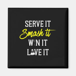 Servieren Sie es zerschlagen it Win IT Liebe It Ba Magnet