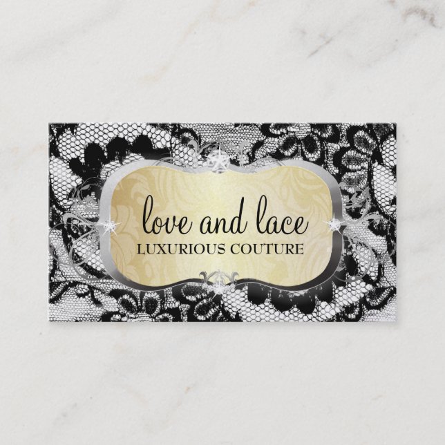 SERVIERPLATTE 311 Lace De Luxe Lavish Treuekarte (Vorderseite)