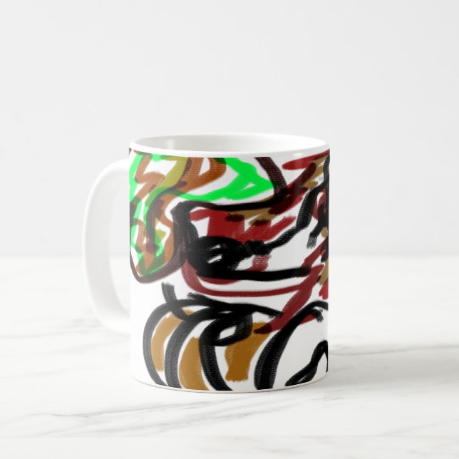 Serviertablett Kaffeetasse (Vorderseite Links)