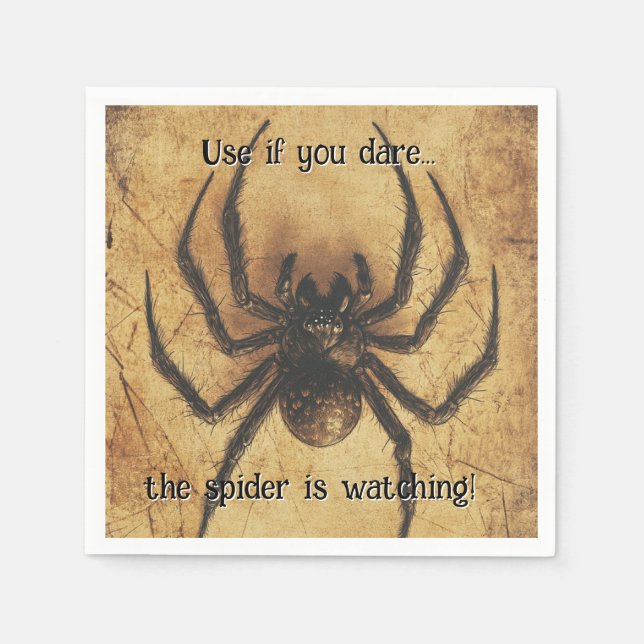 🕷️ SERVIETTE (Vorderseite)