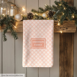 Serviette à la mode personnalisée avec un design à