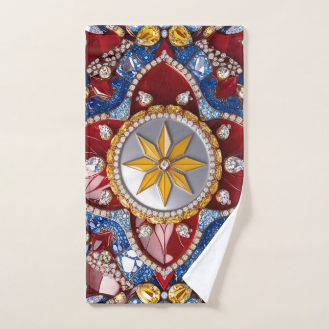 Serviette à main aux couleurs colombiennes (Serviette à main)