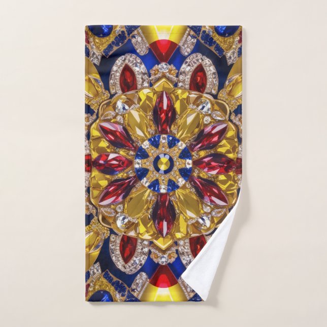 Serviette à main aux couleurs colombiennes (Serviette à main)