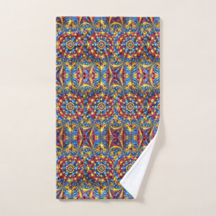 Serviette à main aux couleurs roumaines