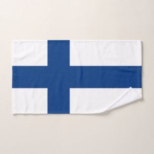 Serviette à main avec Drapeau de Finlande