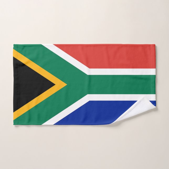 Serviette à main avec Drapeau de l'Afrique du Sud (Serviette à main)
