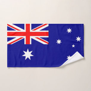 Serviette à main avec Drapeau de l'Australie