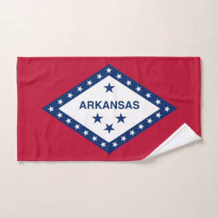 Serviette à main avec Drapeau de l'État de l'Arkan