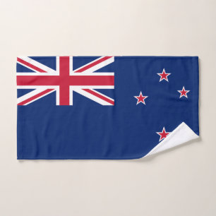 Serviette à main avec Drapeau de Nouvelle-Zélande