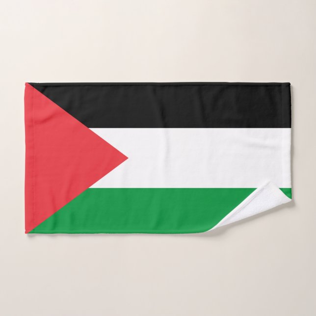 Serviette à main avec Drapeau de Palestine (Serviette à main)