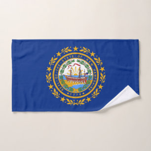 Serviette à main avec Drapeau du New Hampshire Sta