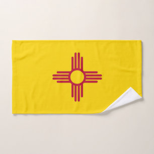 Serviette à main avec Drapeau du Nouveau Mexique E