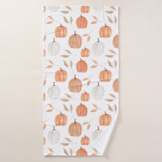 Serviette à main Citrouille et Feuille automne