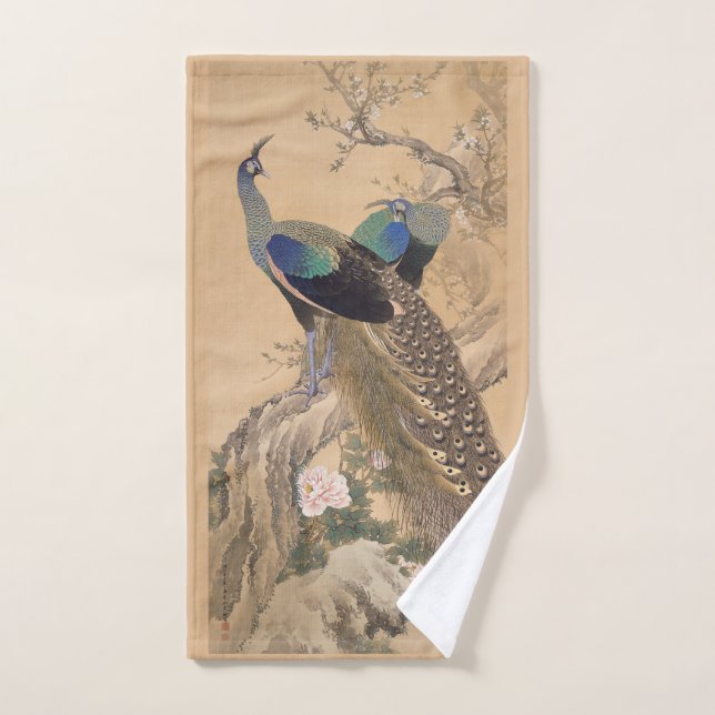 Serviette à main d'art japonaise (Serviette à main)