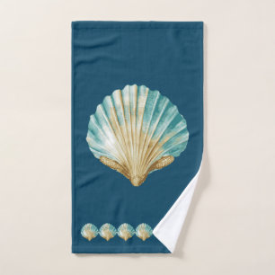 Serviette à main en coquille de mer