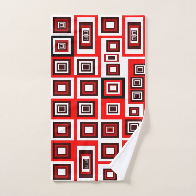 Serviette à main encadrée (Serviette à main)