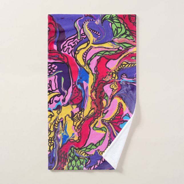 Serviette à main imprimée "Fièvre de la Jungle" (Serviette à main)