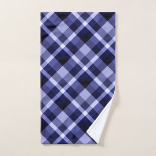 Serviette à main Motif bleu marine tendance