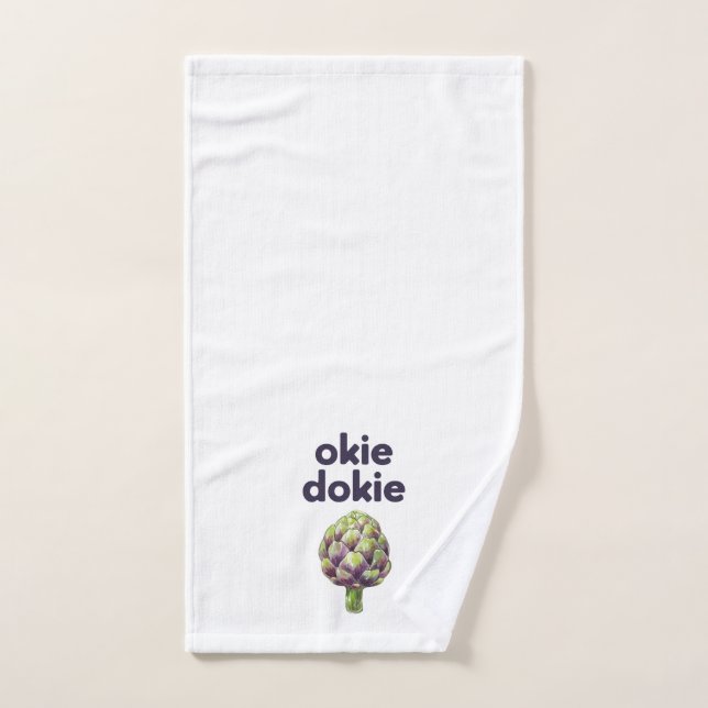 Serviette à main Okie Dokie Artichokie (Serviette à main)