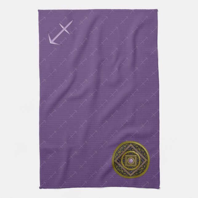 Serviette à main Sagittarius Mandala (Vertical)