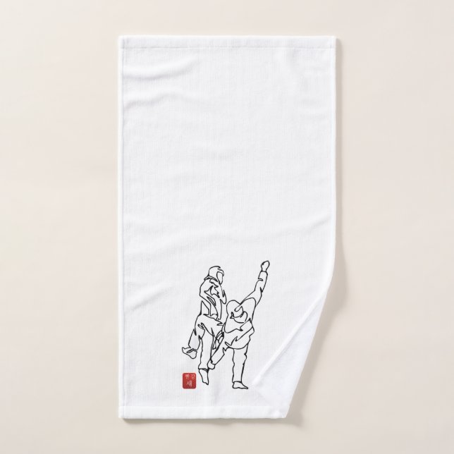 Serviette à main TAEKWONDO DÉSÉQUILIBRE (Serviette à main)