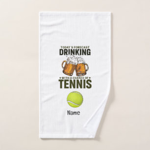 Serviette À Main Thématique De Tennis
