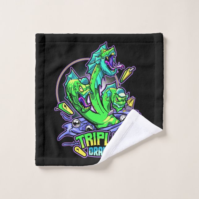 Serviette à main triple (Gant de toilette)