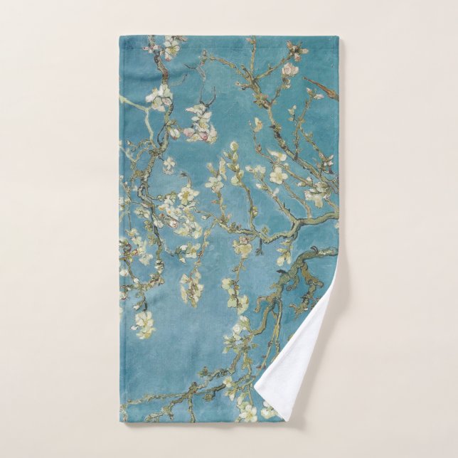Serviette à main: VINCENT VAN GOGH : ALMOND BLOSSO (Serviette à main)