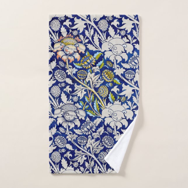 Serviette à main: WILLIAM MORRIS : COULEUR D'EAU (Serviette à main)