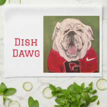 Serviette à plat UGA Dawg