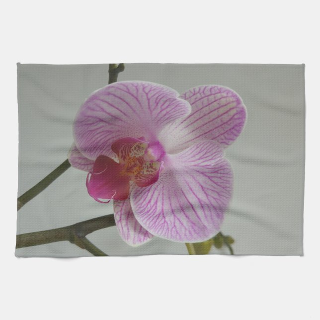 Serviette à thé orchidée (Horizontal)