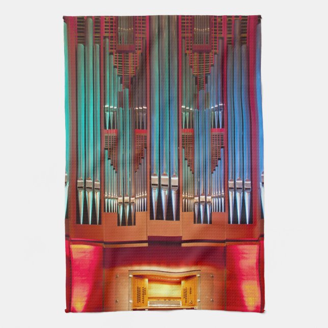 Serviette à thé pour orgue à l'hôtel de ville de C (Vertical)