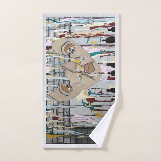 Serviette Abstraite (Serviette à main)