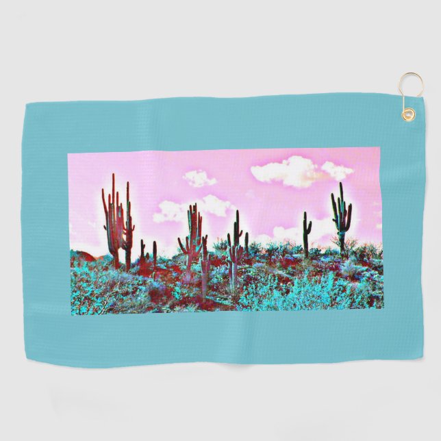 Serviette agréable de golf de l'Arizona de lac (Horizontal)