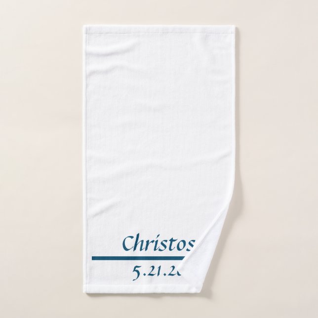 Serviette Baptême (Serviette à main)