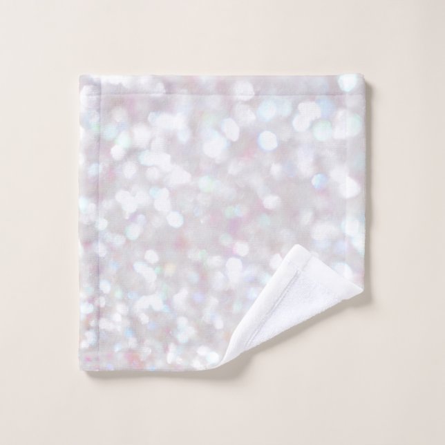 Serviette blanche à main (Gant de toilette)