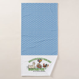 Serviette Bleue Goutte de Rosée Tout ce qui Flotte