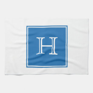 Serviette Carré bleu Monogram