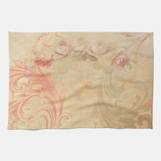Serviette Chic Floral Shabby (Horizontal)