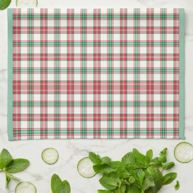 Serviette Cuisine Plaid (Plié)