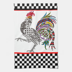 Serviette Cute et Colorée Rooster