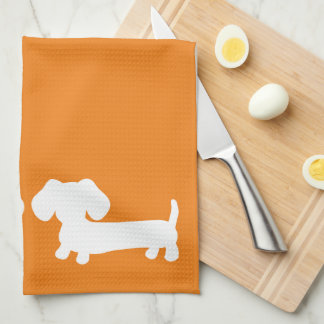 Serviette Dachshund Orange pour Amoureux de les ch