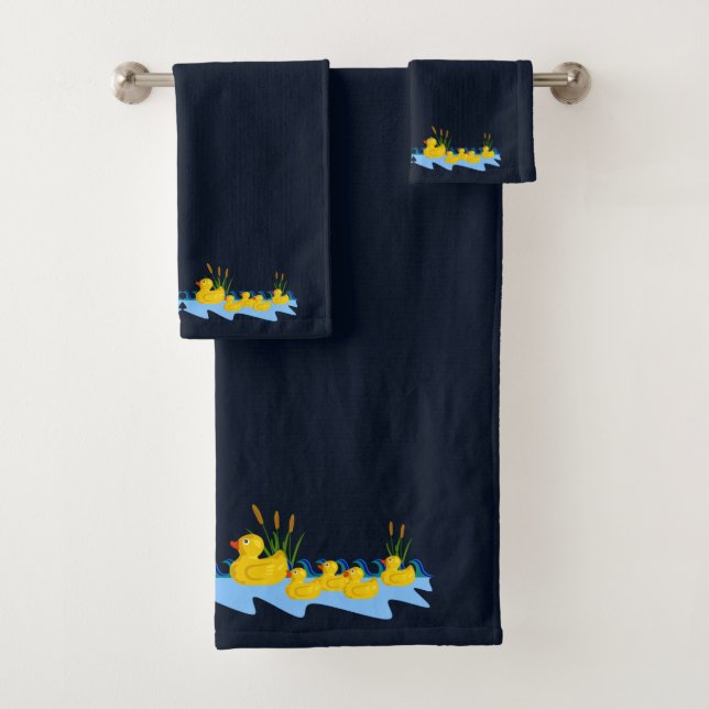 Serviette de bain Canard (En situation)