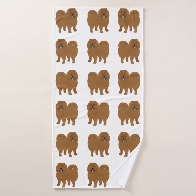 Serviette de bain Chow Chow (Serviette de bain)