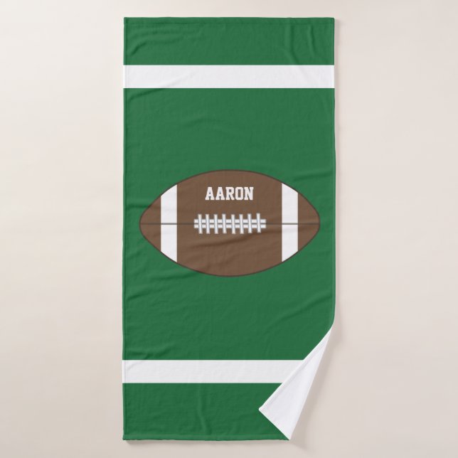 Serviette de bain de football personnalisée (Serviette de bain)
