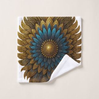 Serviette de bain égyptienne noire et or | Royal F